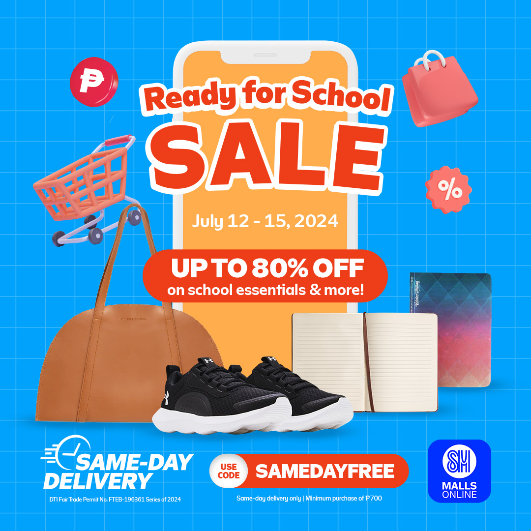 Ready for School Sale with SM Malls Online