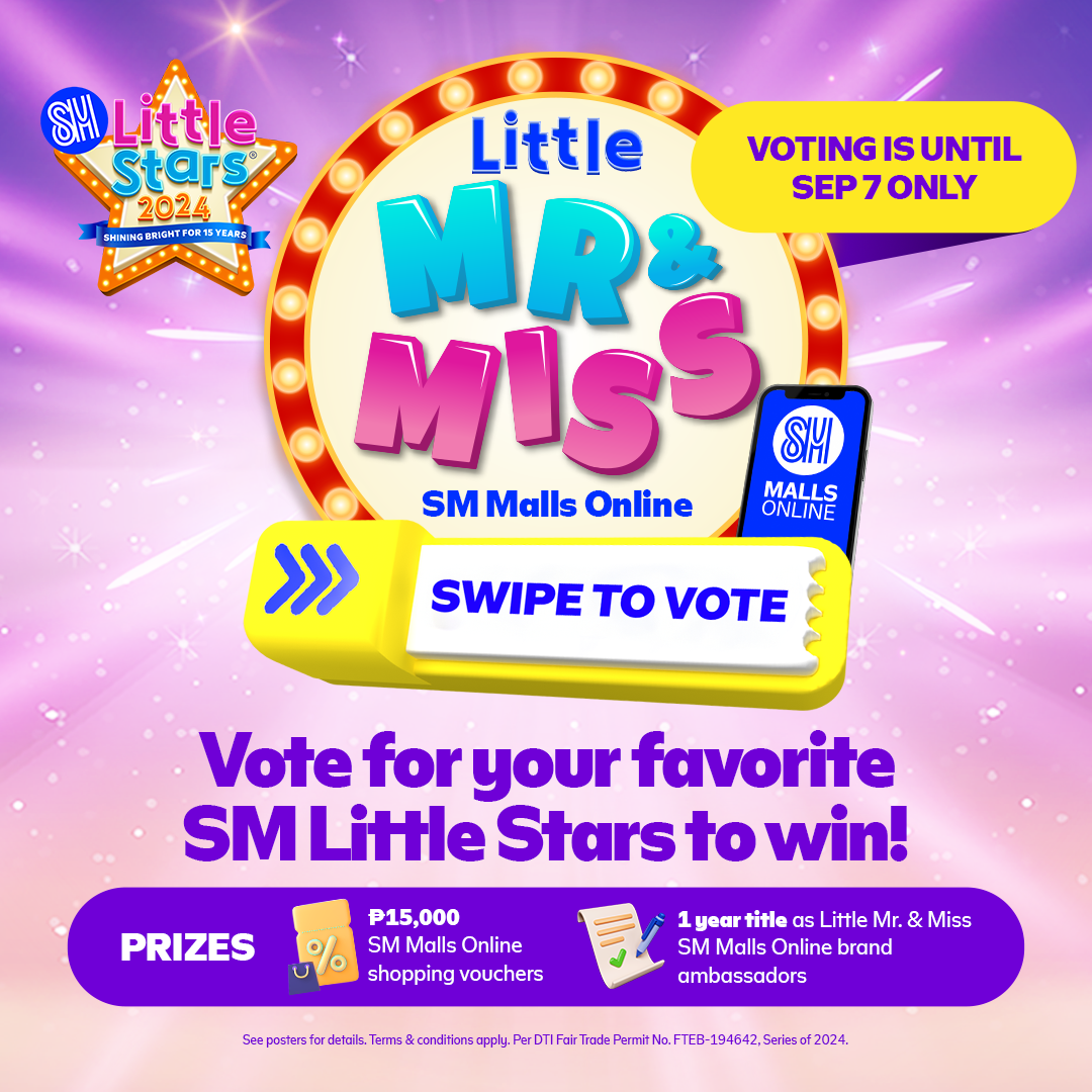 Let the Stars Align for your Favorite Little Mr. and Ms. SM Malls Online—Cast Your Vote in Just Three Steps!