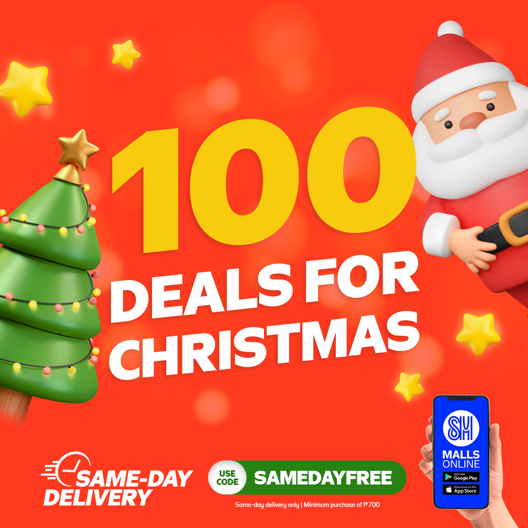 Unwrap 100 Deals for Christmas with SM Malls Online!