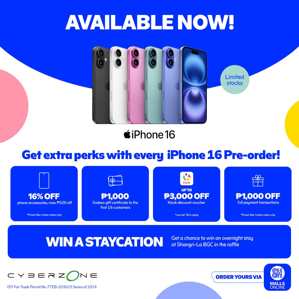 The iPhone 16 is Here! Unlock Exclusive Perks with SM Malls Online!