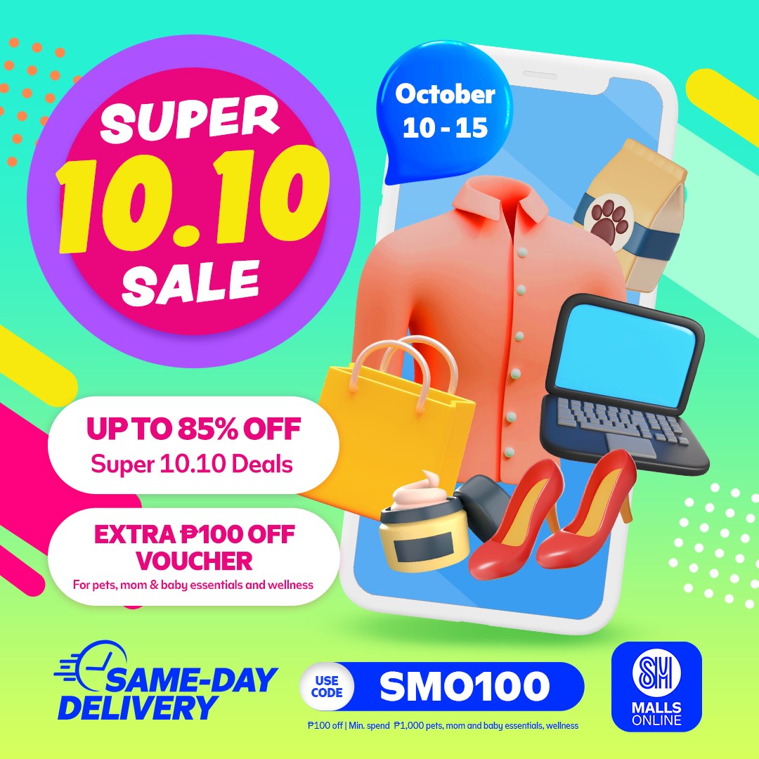 SUPER 10.10 SALE AT SM MALLS ONLINE!