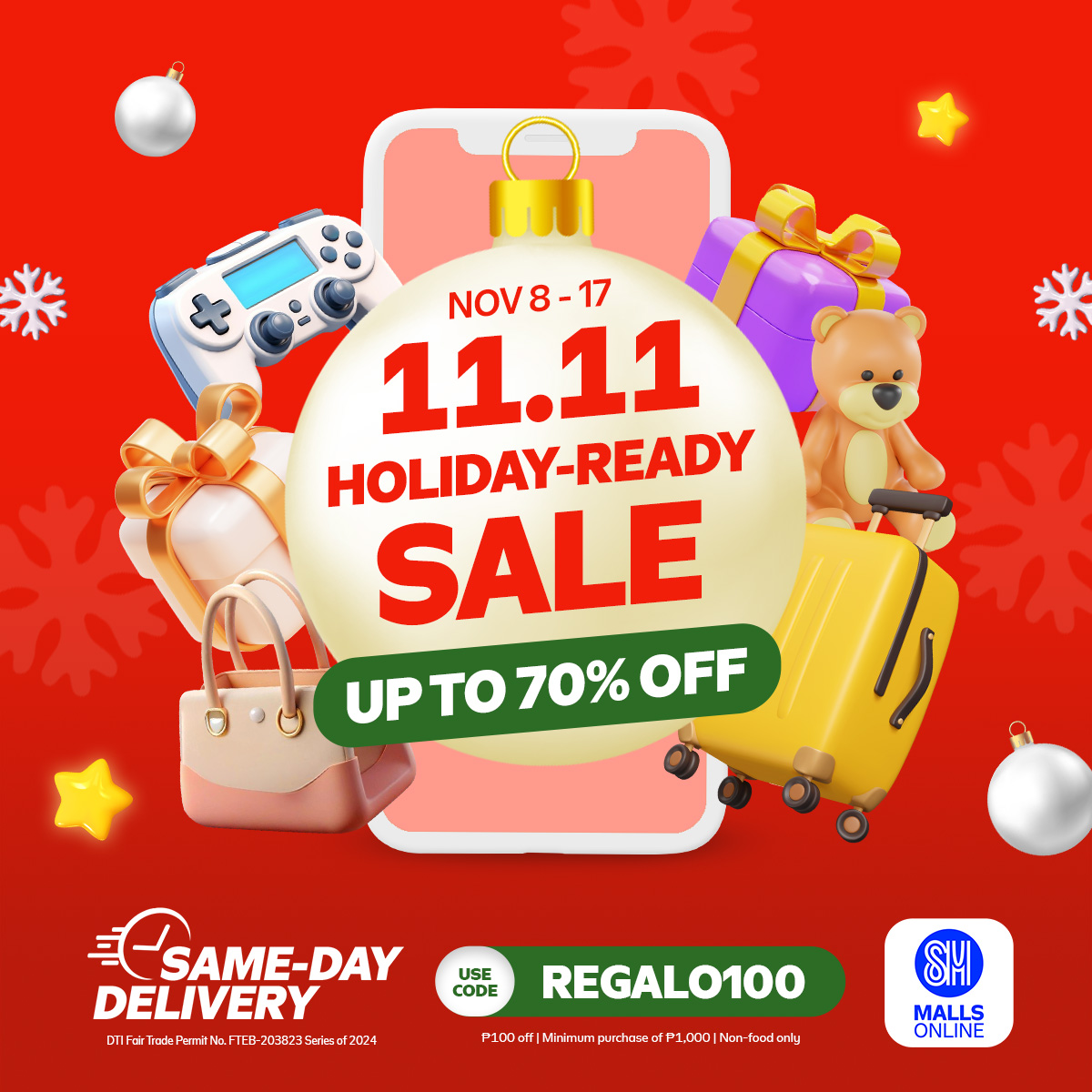 11.11 Holiday-Ready SALE Coming Up!