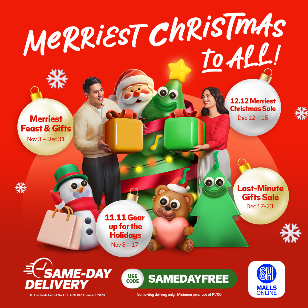 Make the Merriest Christmas with SM Malls Online!