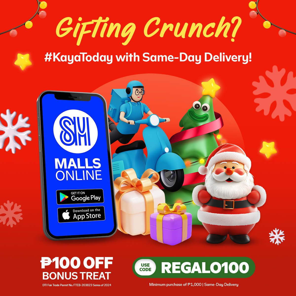 Gifting Crunch? Kaya Today with Same-Day Delivery on SM Malls Online!