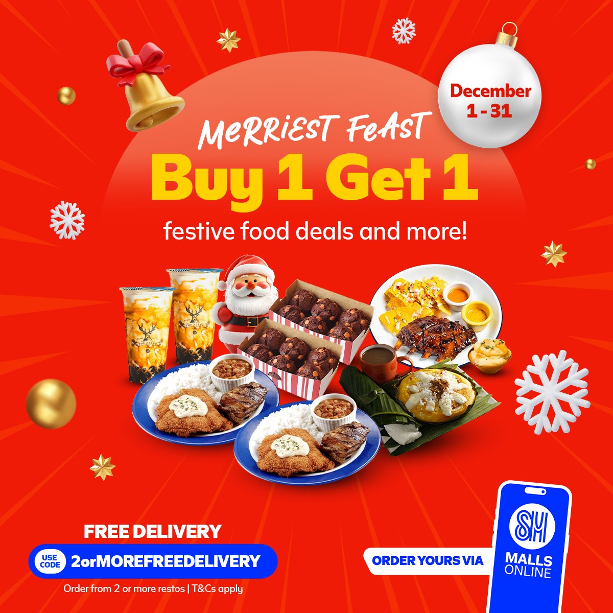 Enjoy the Merriest Feast on SM Malls Online!